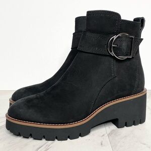 Blondo Dagger Black Nubuck Bootie 7 1/2